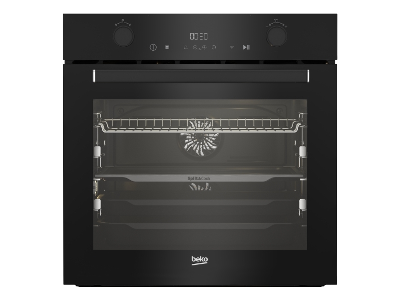 Beko BBVM17400BDS, Keskikokoinen, Sähköuuni, 72 L, 2800 W, 72 L, Teleskooppihyllyjärjestelmä