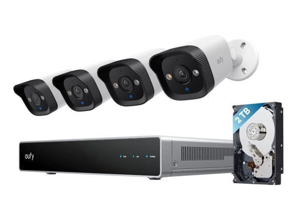 Eufy Nvr Security System E40, 8 Kanaler, 3840 X 2160 Pixel, 2 Tb, 16 Tb, Eufy, Sort, Grå, Hvid