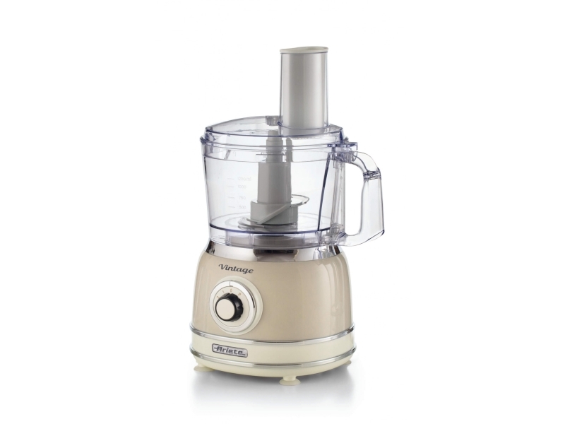Ariete Vintage Beige Multifunctional Food Processor, beige, 1000 watts, 1.2 liters | Köksapparater - Köksmaskiner - Matberedare | GameStuff