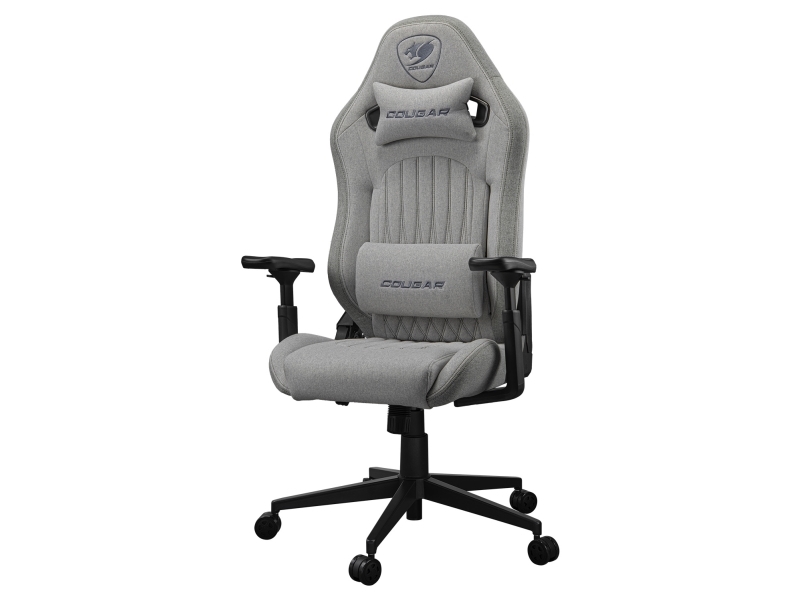 Cougar Cgr-Epf-Roa, Universal Gaming Stol, 120 Kg, Sort/Grå, Sort, Grå, Stof