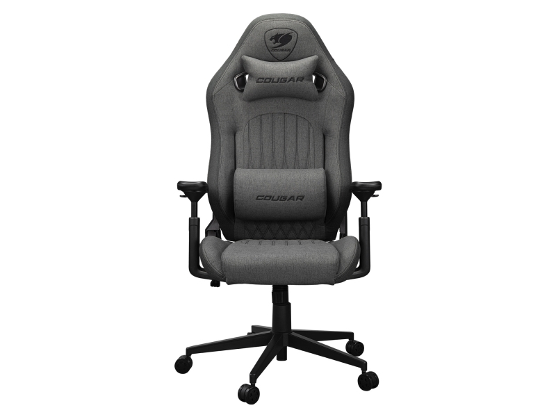 Cougar Cgr-Epf-Rog, Universal Gaming Stol, 120 Kg, Sort/Grå, Sort, Grå, Stof
