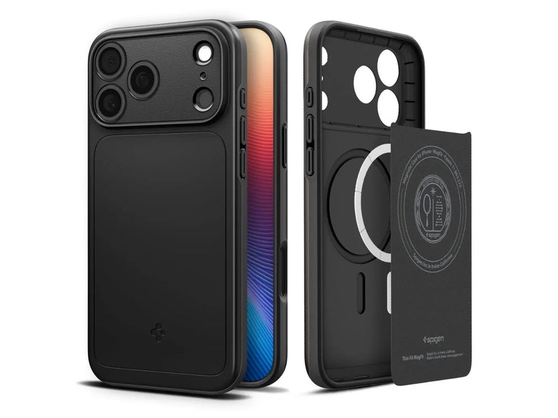 Spigen Acs10339, Cover, Apple, Iphone 17, 16 Cm (6.3"), Schwarz