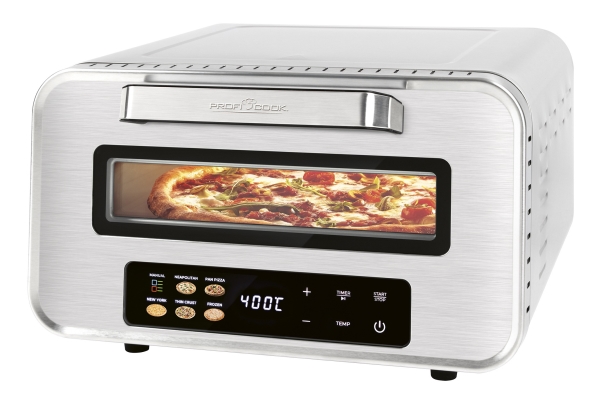 ProfiCook PC-PO 1323 pizzaovn 1 pizza(er) 2100 W rustfrit stål