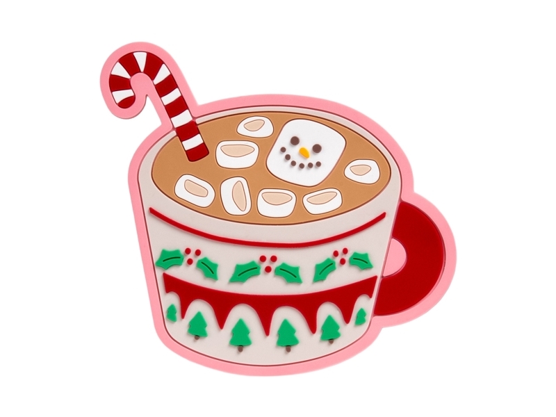 Laut Magmoji Silly – Snowman Chocolate Christmas Edition, Abzeichen, Mehrfarbig, Polyvinylchlorid (Pvc), Silikon, 1 Stück(E)