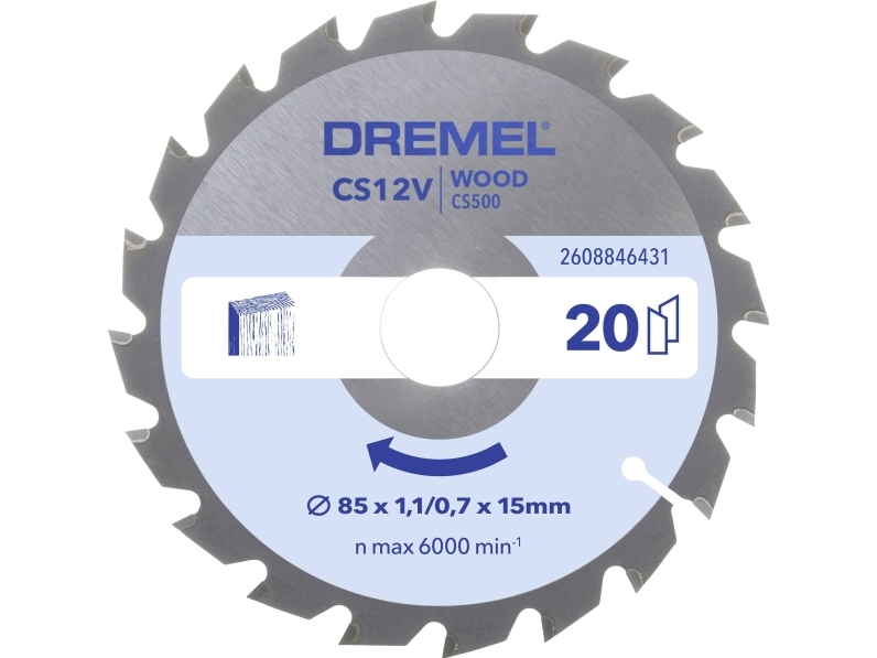 Dremel Rundsavsklinge Til Træ 85 Mm Cs500 2608846431? 1 Stk (2608846431)