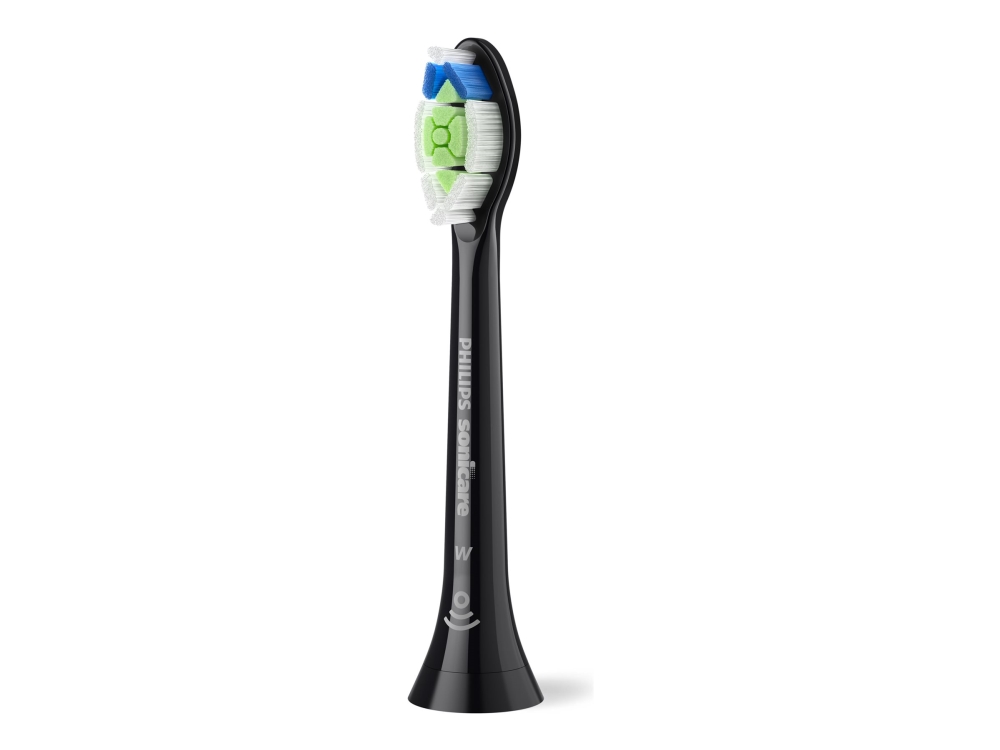 Philips Sonicare W2 Optimal White HX6068 - Extra tandborsthuvud - till tandborste - svart (paket om 8) | Hälsa - Tandvård - Tandborsthuvuden | GameStuff