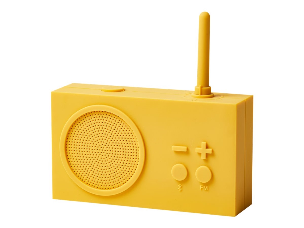 Lexon Tykho 3 - Bruserradio - 3 Watt - Gul