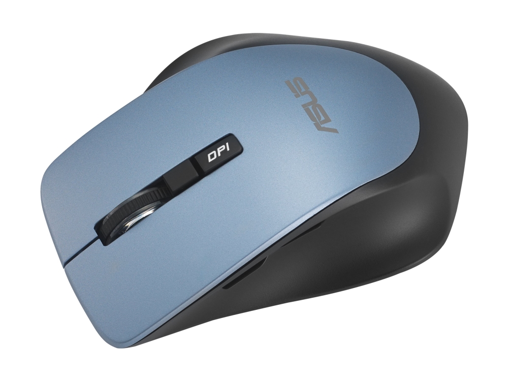 Asus Wt425, Rechts, Optisch, Rf Wireless, 1600 Dpi, Schwarz, Blau
