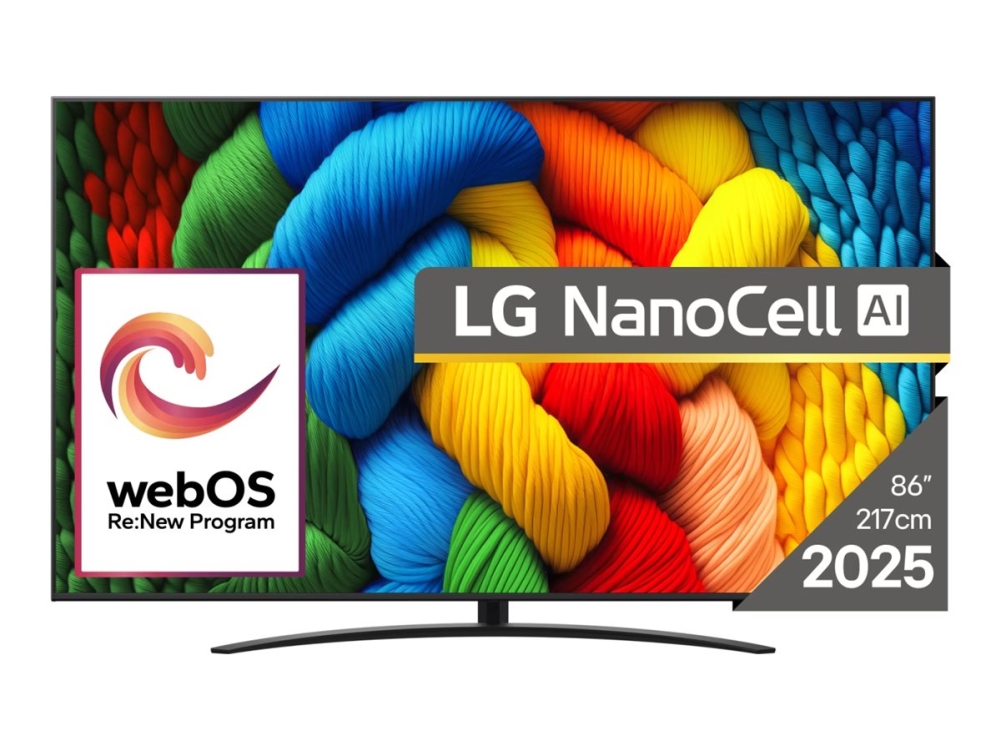 Lg 86Nano81a3a - 86" Diagonal Klasse Nano81 Series Led-Bagbelyst Lcd Tv - Smart Tv - Webos - 4K Uhd (2160P) 3840 X 2160 - Hdr - Direct Led, Nano Cell