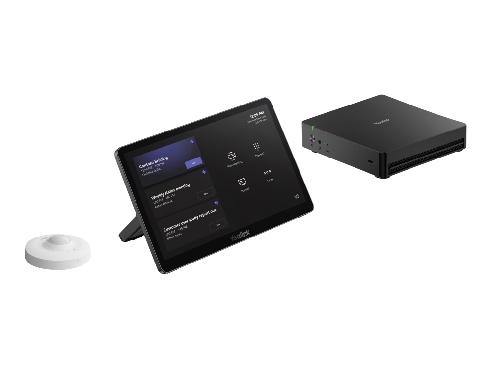 Yealink MCore Kit-C5U-MS - 3rd Gen - Microsoft Teams-rumssystem (MTouch Plus pekpanel, MCore Pro Mini-PC, RoomSensor) - power adapter included | Foto och video - Videokamera | GameStuff