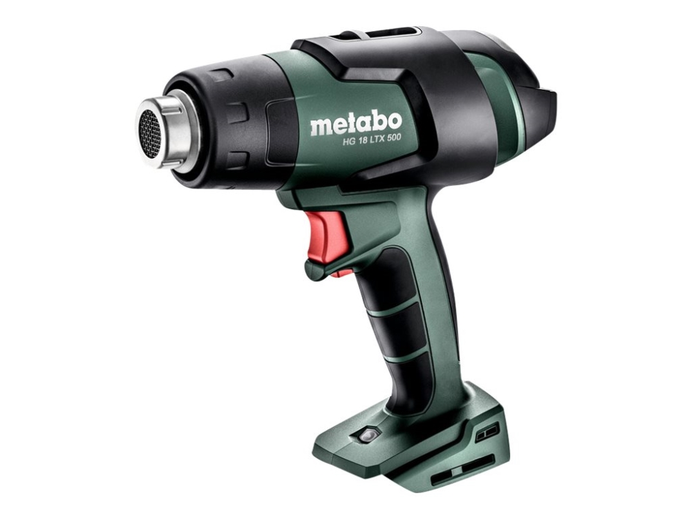 Metabo 610502840, Heißluftpistole, Pistolengriff, Schwarz, Grün, 200 L/Min, 500 °C, 160 L/Min