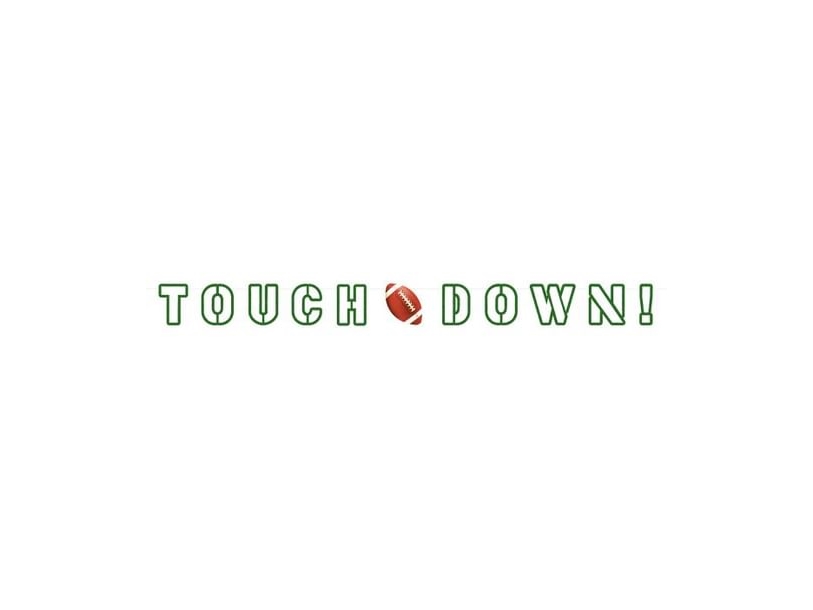 Touchdown Bogstav Banner