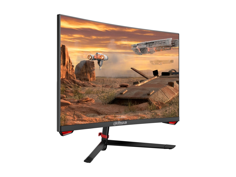 Dahua Dhi-Lm24-E230c - Led-Skærm - Gaming - Kurvet - 24" (23.6" Til At Se) - 1920 X 1080 Full Hd (1080P) @ 180 Hz - Va - 250 Cd/M² - 3000:1 - 5 Ms -