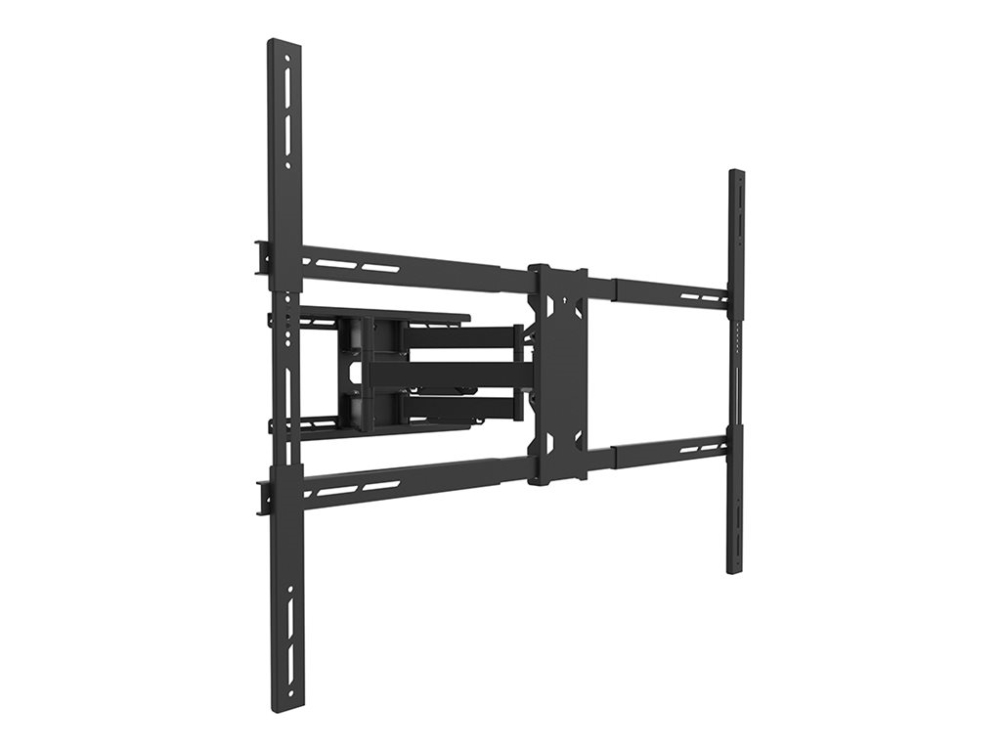Multibrackets M Universal Flexarm Pro Super Duty Plus - Monteringssæt (Vægmontering, 2 Forlængerarme) - Fuld Bevægelse - For Fladt Panel - Sort - Skæ