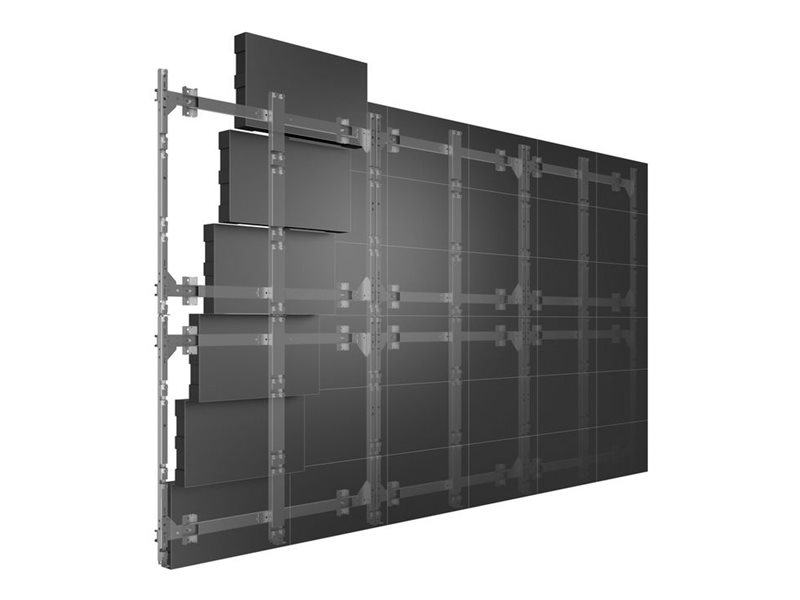 Multibrackets 8958, Fixed, Schwarz, Aluminium, 4,11 M (162"), Wand, 1 Stück(E)