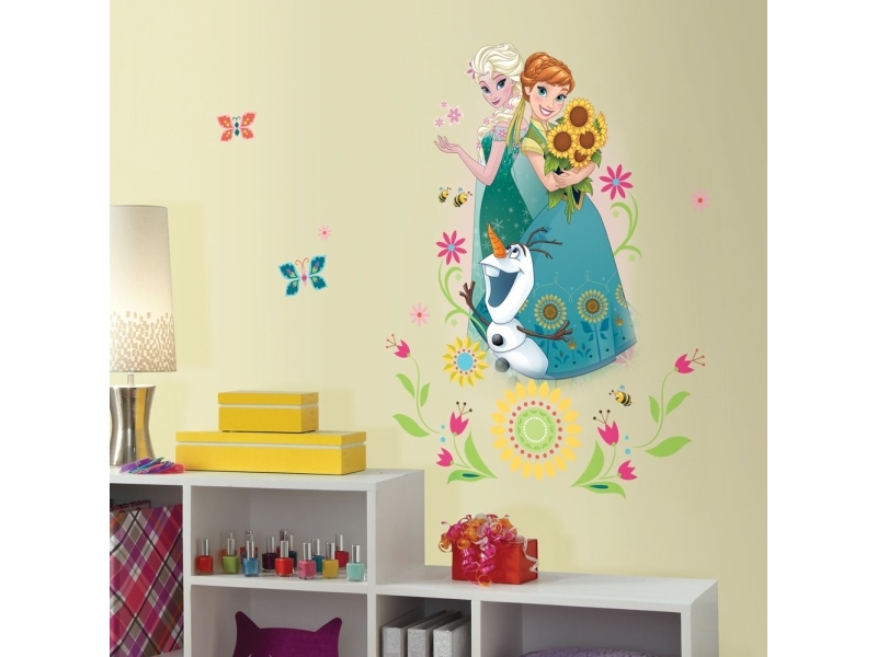 Disney Frost Anna, Elsa & Olaf Wallstickers | Baby & barn - Barnrummet - Dekoration | GameStuff