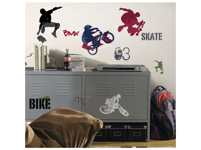 Ekstremsport Wallstickers | Baby & barn - Barnrummet - Väggklistermärken | GameStuff