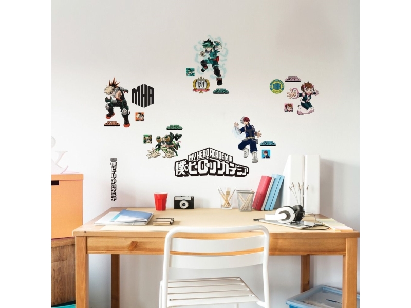 My Hero Academia Wallstickers | Baby & barn - Barnrummet - Väggklistermärken | GameStuff