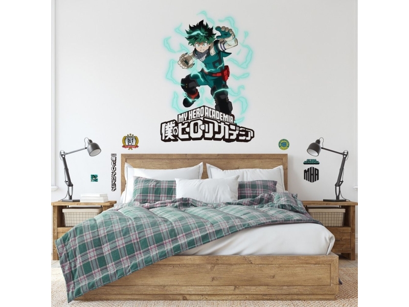 My Hero Academia Wallsticker | Baby & barn - Barnrummet - Väggklistermärken | GameStuff