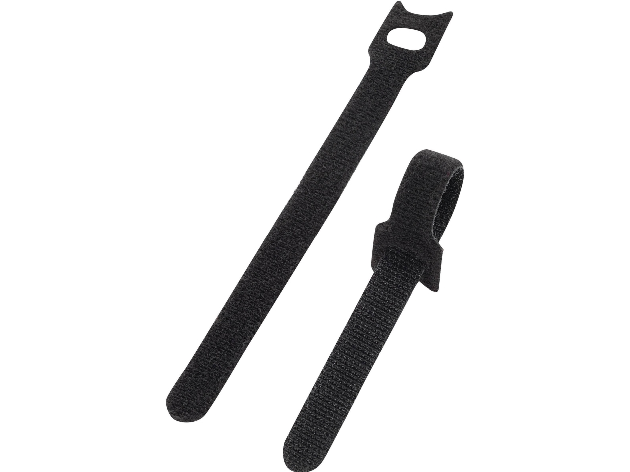 Basetech Std-150 Kabelbinder Für Montage Kabelbinder Statisches Schlaufenteil (L X B) 150 Mm X 13 Mm Schwarz 10 Stück