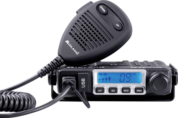 Midland CB-kit, M-Mini radio + LC29-antenn | Tele & GPS - Hobbyradio - Komradio | GameStuff
