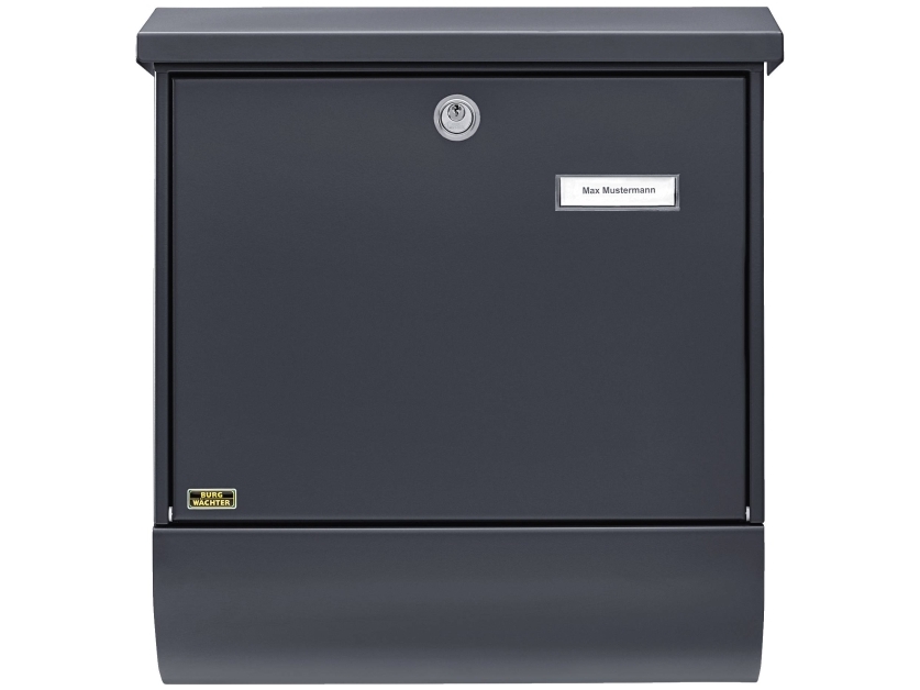 Burg Wächter 38215 SET VARIO 86720 ANT (EC) Postkasse Stål Antracit Nøglelås