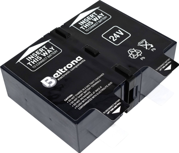Beltrona Rbc124 Usv-Systembatterie Ersetzt Die Originalbatterie Rbc124 Passend Für Apc