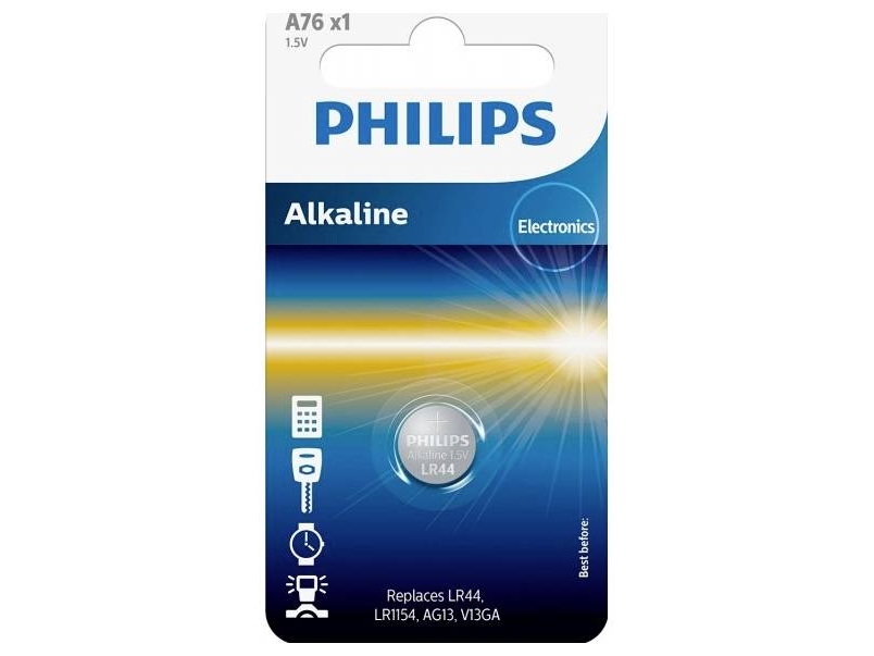 Philips A76 - Batterie Lr44 - Alkalisk - 105 Mah