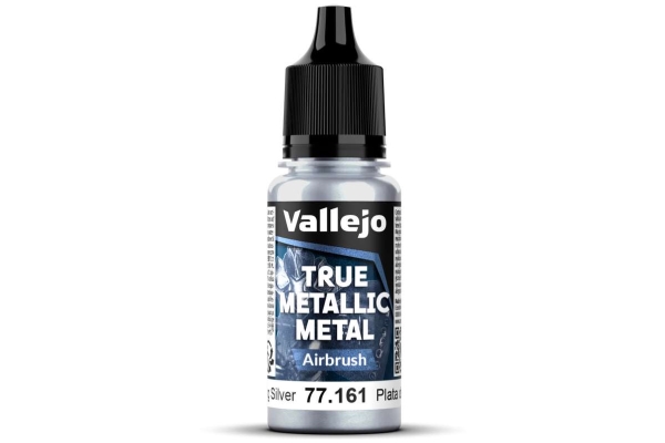 True Metallic Airbrush Sterling Silver 18ml | Radiostyrd - Tillbehör - Airbrush, färger, dekor | GameStuff