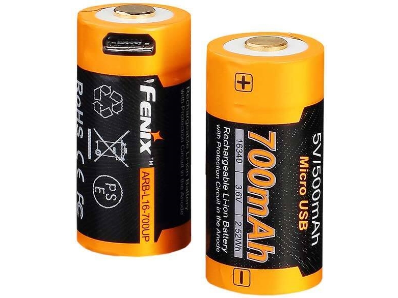 Fenix Accumulator 16340 700Mah 1 Szt.