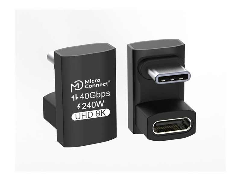Microconnect Premium - Usb Adapter - Usb-C (Han) Til Usb-C (Hun) - Usb4 Gen3x2 - Op Til 40 Gbps Datatransferhastighed, Usb Power Delivery (240 W), Vi