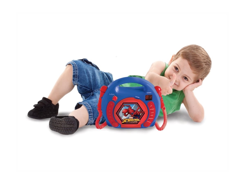 Lexibook Spiderman, Blau, Rot, Tragbarer Cd-Player