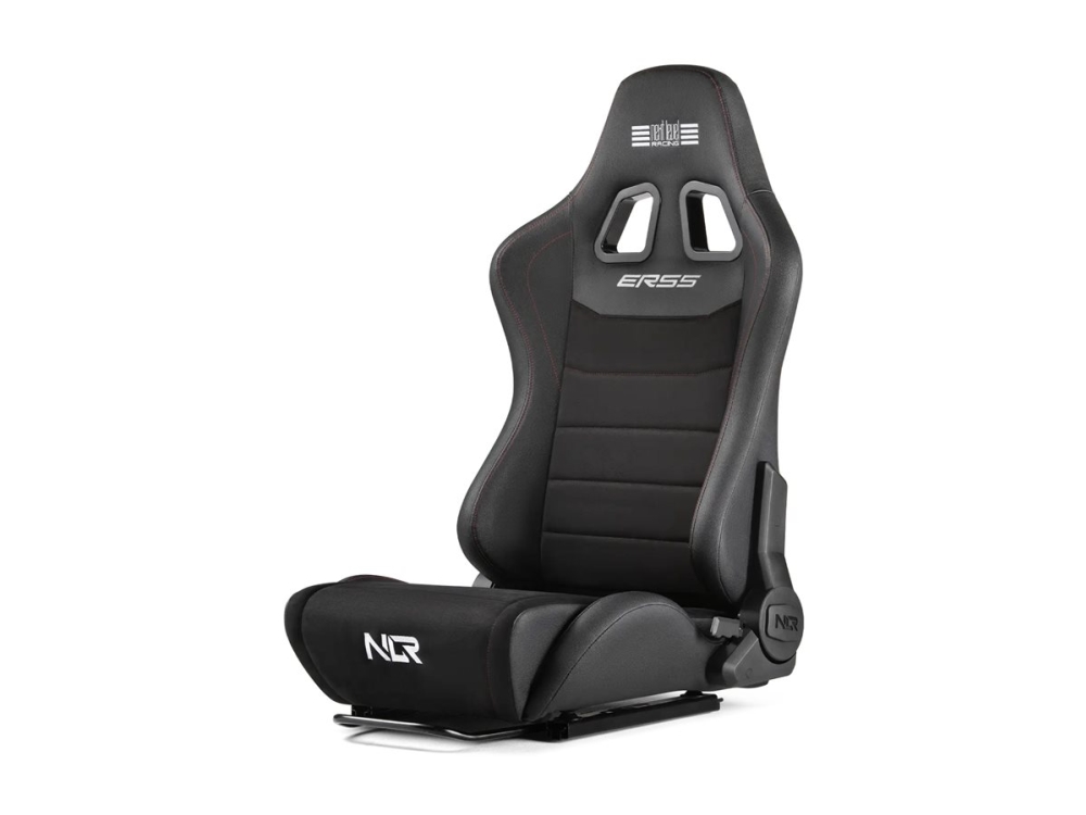 Next Level Racing Motorsport-Sitz Ers5 Elite Reclining Seat - Leather & Suede Edition Schwarz