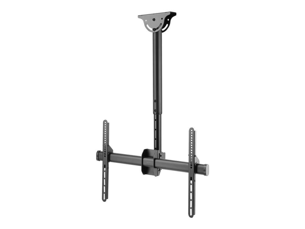 Deltaco Office - Montagesatz (Deckenhalterung) - Voll Beweglich, Teleskopisch - Für Flachbildschirm - 560 - 910 Mm - Schwarz - Bildschirmgröße: 37"-7