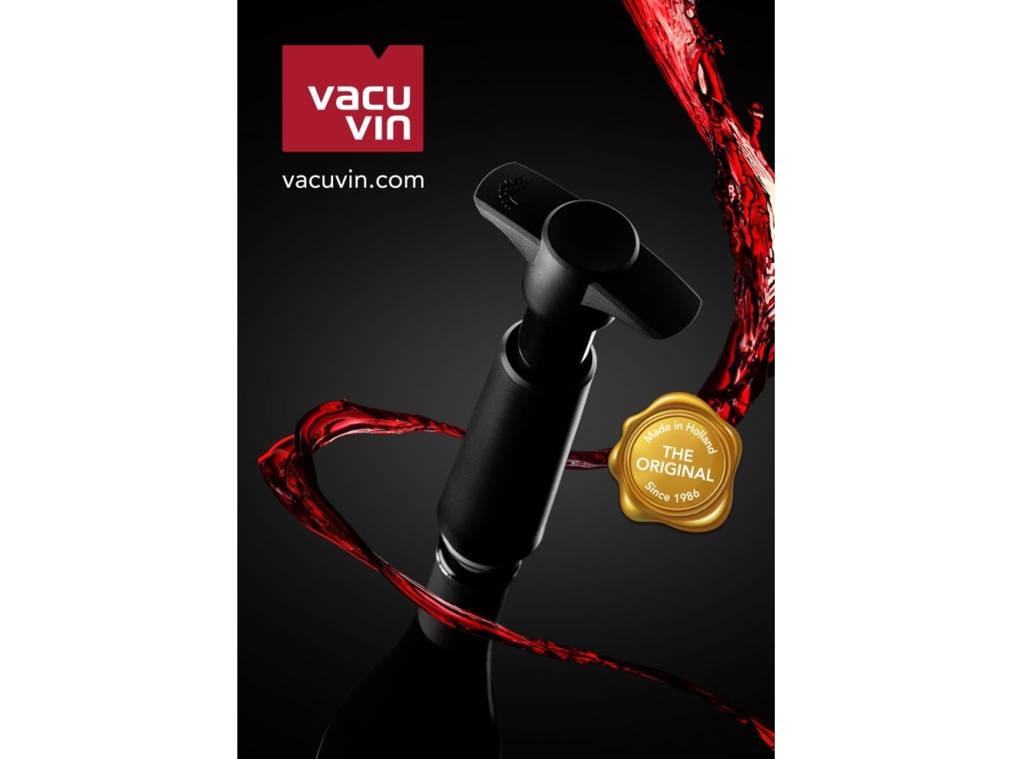 Vacu Vin Wine Saver, Sort, Plast, Sort, Plast, Sort, Plast
