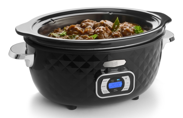 Fritel SC 2395, 5,5 l, Svart, Rotations-, Glas, 210 W, 333 mm | Köksutrustning - Grytor & pannor - Grytor | GameStuff