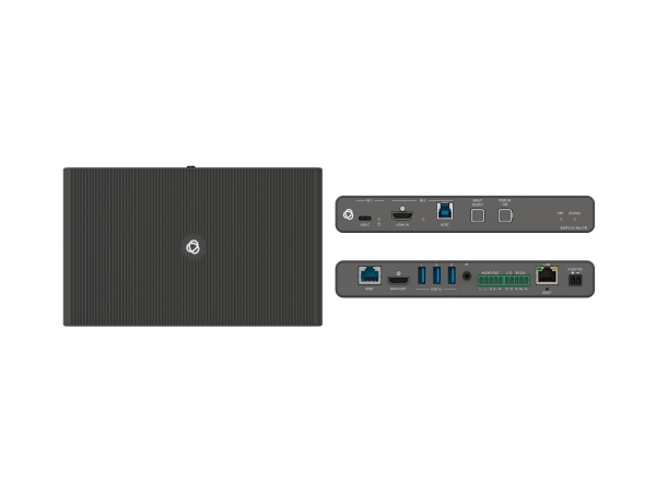 Kramer Electronics Swt3-21-Hu-Tr, Hdmi, 2.0B, Usb Typ-A, Aluminium, Schwarz, 60 Hz