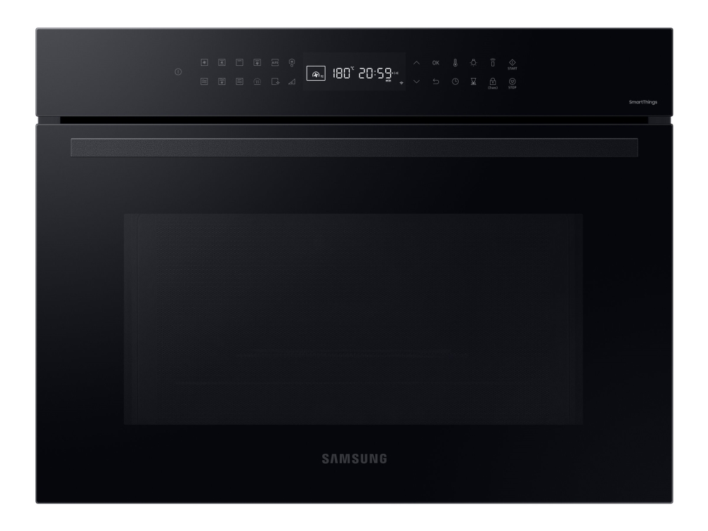 Samsung Series 4 NQ5B4553FBK - Kombinationsugn - inbyggd - Wi-Fi - fördjupning - bredd: 56 cm - djup: 54.9 cm - höjd: 44.6 cm - med självrengöring - clean black | Vitvaror - Ugnar - Kombinationsugnar | GameStuff