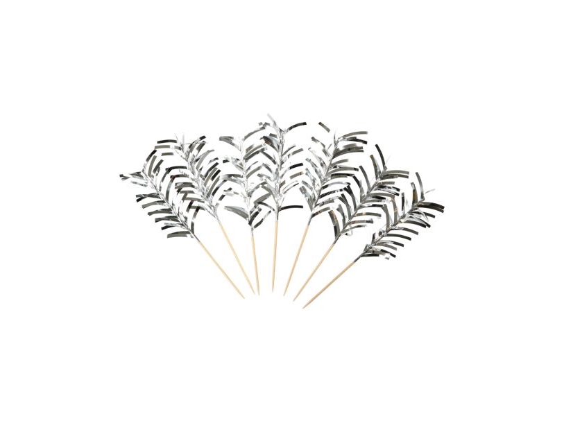 Sølv Frynse Cocktailsticks, 20 Stk