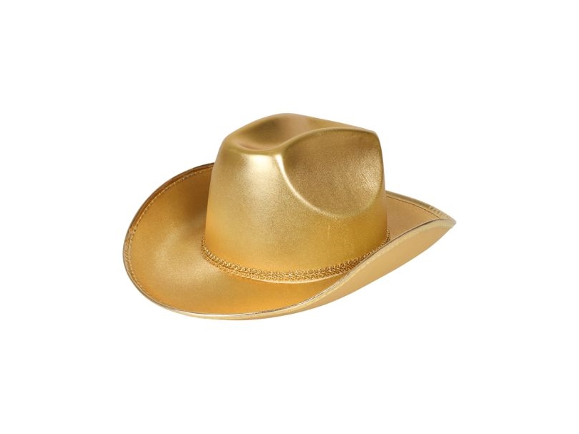 Goldene Cowboyhut