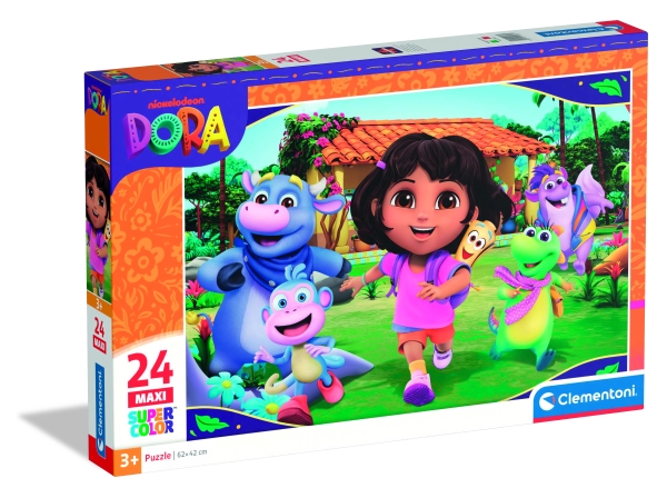 Clementoni Puslespil Maxi Dora The Explorer 2025, 24 Brikker