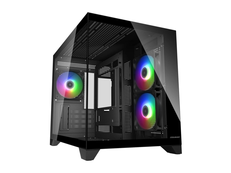 Cougar Fv150 Mini Rgb, Mini Tower, Pc, Black, Micro Atx, Mini-Itx, Gaming, Multi