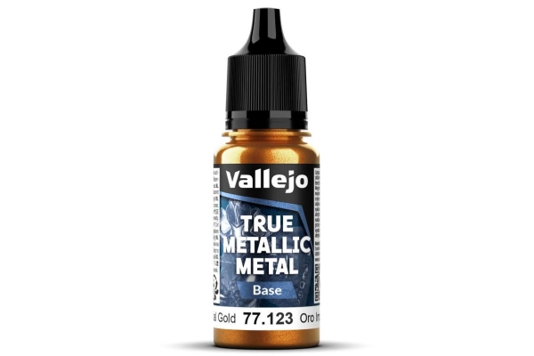 Vallejo 77.123 True Metallic Metal – Base – Imperial Gold (18 Ml)