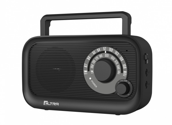 Radijo Imtuvas Radio Hania Eltra Juodas