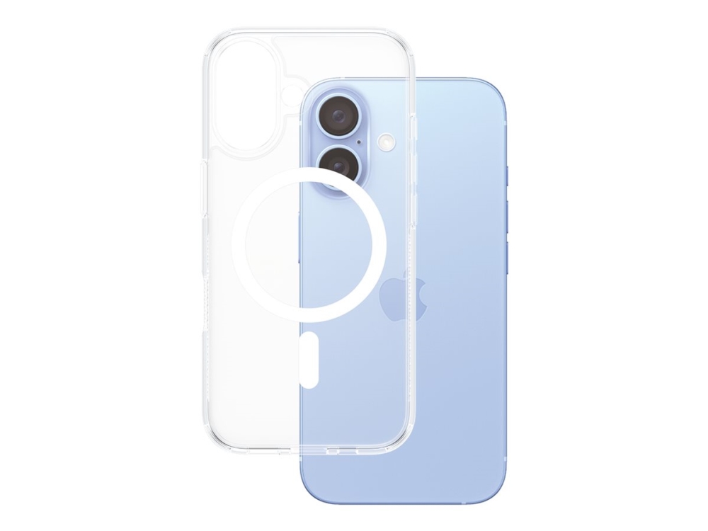Panzerglass Hardcase Transparent M. Weiß Magsafe Iphone 16, Cover, Apple, Apple - Iphone 16, Transparent