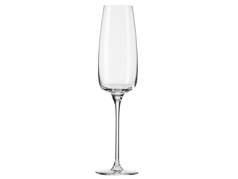 Krosno Champagne Glass Set Modern, Glass, 0.250 L, 4 Pcs