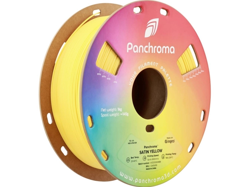 Polymaker Panchroma Pla Satin 1.75 Mm 1Kg - Satin Geltona