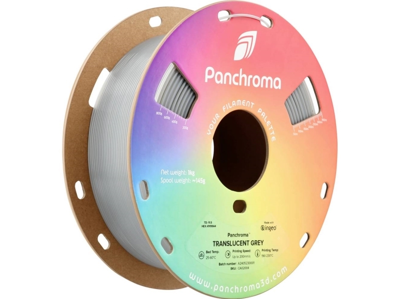 Polymaker Polimaker Panchroma Pla Translucent 1.75Mm 1Kg - Translucent Pilkas