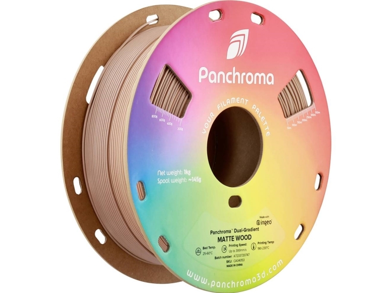 Polymaker Panchroma Pla Dual-Gradient Matte 1.75Mm 1Kg - Gradient Matte Wood
