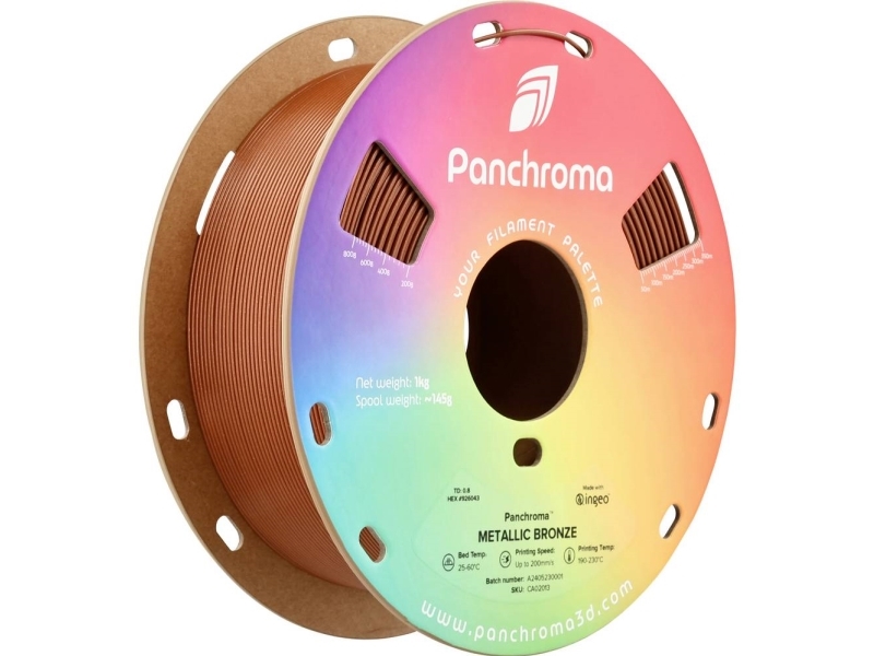 Polymaker Panchroma Pla Metallic 1.75Mm 1Kg - Metallic Bronze